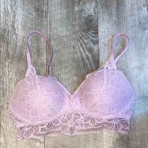 Pink Lace Bralette